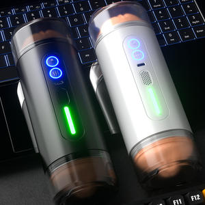 Электрическая игрушка-мастурбатор для взрослых с телескопическим подогревом - Product Image 3