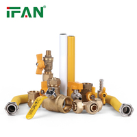 IFAN PE Jaune Conduite de Gaz PEX Multicouche Tuyau PEX Flexible pour Plomberie Gaz