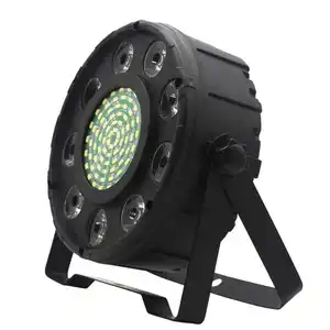 Neuer Bühnen effekt hohe Helligkeit 9 Stück 4 in1 LED Par Bühnen licht mit 81 Stück SMD Licht leiste Hochzeit DJ Dekor Beleuchtung Wash KTV Party