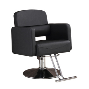 Silla de peluquero para salón de belleza, silla de peluquero con elevador de afeitado, sillas de estilismo de cuero, peluquería moderna - Product Image 1