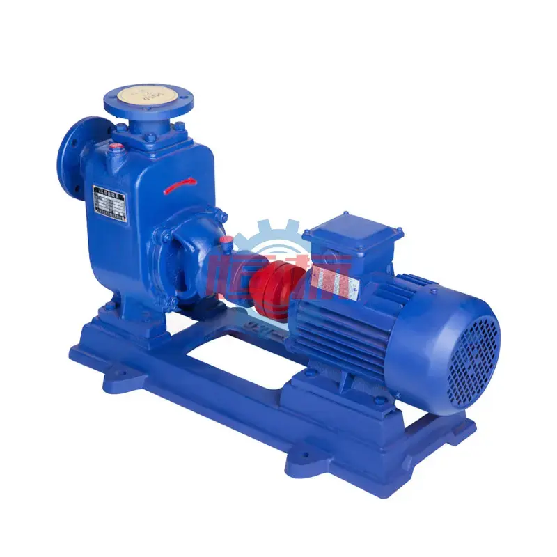 ZX Self Priming Farm Irrigation Pump for Industry Cast Iron Water Oil Centrifugal Monoblock Self-Priming Pump