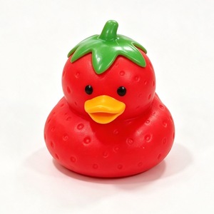 Squishy géant en forme de canard fraise de Noël, à remontée lente, jouets à presser, canard géant en forme de squishy, en stock, emballé en coffret cadeau - Product Image 6