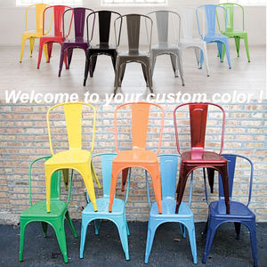 <span class=keywords><strong>Chaise</strong></span> de salle à manger moderne en <span class=keywords><strong>acier</strong></span> <span class=keywords><strong>Tolix</strong></span> Vente en gros pas cher Tabouret de bar industriel en fer noir pour café et restaurant <span class=keywords><strong>Chaise</strong></span> en métal <span class=keywords><strong>Tolix</strong></span> - Product Image 4