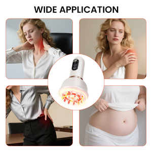 Elektrische lymfatische lichaamsmassager voor handen, benen, buik, draagbare warmtetherapie massageproduct - Product Image 6