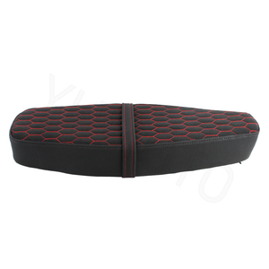 Siège Sitzbank personnalisé à surpiqûres hexagonales rouges pour Simson S50 S51 S70 S83 pour pièces de tuning Enduro - Product Image 3