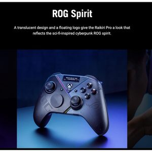 Controlador de Juegos Inalámbrico Asus Rog Raikiri Pro con Pantalla OLED de 1.3 Pulgadas, Modelo 2025 (No Exclusivo) - Product Image 3