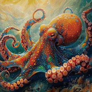 Christmas Thanksgiving Lovers Friend Birthday <b>Gifts</b> Wood Cut Puzzle Dogs Octopus 1000 Pieces Colorful Jigsaw Puzzles for Adults - Product Image 3