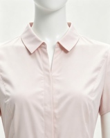 T-shirt de golf à cordon de serrage pour filles, à manches courtes, pour la compétition et l'entraînement en plein air