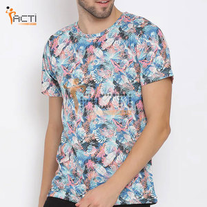 Cuello Redondo Mejor Precio Sublimación Camisetas Último Diseño Logotipo Personalizado Hombres Sublimación Camiseta - Product Image 3