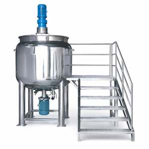 Machine à mélanger le savon liquide en acier inoxydable, chauffage électrique, double enveloppe, capacité 50L-500L, homogénéisateur émulsifiant - Product Image 4