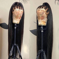 Прямая поставка, оптовая продажа, парики из натуральных человеческих волос Lacefront, парики Hd на сетке спереди, предварительно выщипанные бразильские 13X4 13X6, парик на сетке спереди