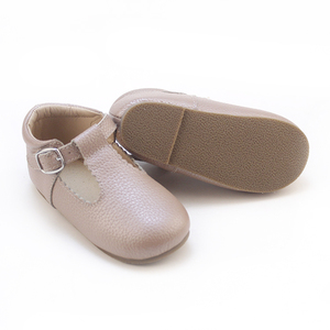 <span class=keywords><strong>2021</strong></span> cuero genuino de T-Bar zapatos Mary jane duro único bebé Zapatos niño - Product Image 5
