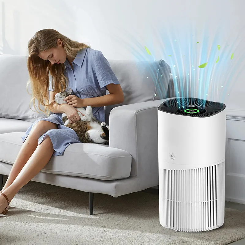 Remove pollen Desktop Smart Mini air purifier H14 Hepa Filter Deodorization KJ402F