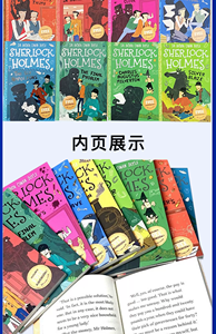 Collezione di Storie Detective di <span class=keywords><strong>Sherlock</strong></span> <span class=keywords><strong>Holmes</strong></span> - Libri Illustrati Classici per Bambini, Romanzi di Mistero (Set in Scatola, Carta Leggera) - Product Image 5