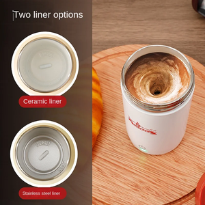 Taza Mezcladora Inteligente de Acero Inoxidable con Pantalla de Temperatura, Taza Mezcladora de Café Automática, Agitación Magnética Eléctrica Totalmente Automática - Product Image 6
