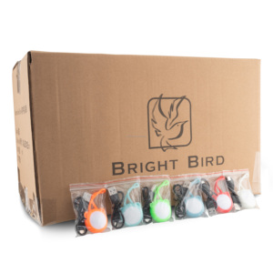 Sáng chim ngoài trời sạc Keychain Đèn pin cắm trại xách tay mini <span class=keywords><strong>LED</strong></span> ánh sáng IP44 không thấm nước ABS + Silicon - Product Image 5