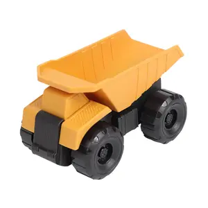 Wholesale 10pcs engineering vehicles excavator-Simulation Plastic Excavator Toy Engineering Vehicle Truck Toys Friction Tonka Trailers Dump Mini Garbage For Kids
