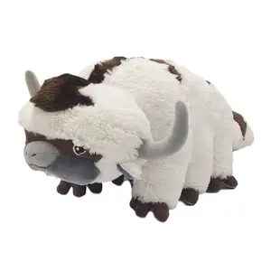 Toptan hayvan inek dolması büyük yumuşak rahat ev dekorasyon hediye Appa peluş oyuncak