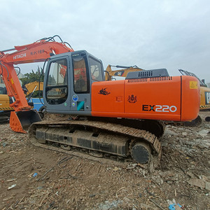 Excavatrice Hitachi EX220 2023, faible nombre d'heures de travail, d'occasion, 22 tonnes, capacité de godet 1,1 m³, composants Kawasaki, engin de construction - Product Image 1