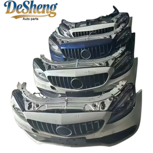 En stock et prêt à être expédié. Pour Mercedes-Benz <span class=keywords><strong>AMG</strong></span> C63, W205, pare-chocs avant, phares LED, grilles, radiateurs, ailes, qualité supérieure. - Product Image 2