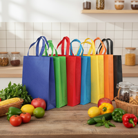 Bolsas de Compras Reutilizables de Tela No Tejida Marca Jinlong al por Mayor, Bolsas Promocionales para Ropa, Reciclables y Ecológicas, Personalizables