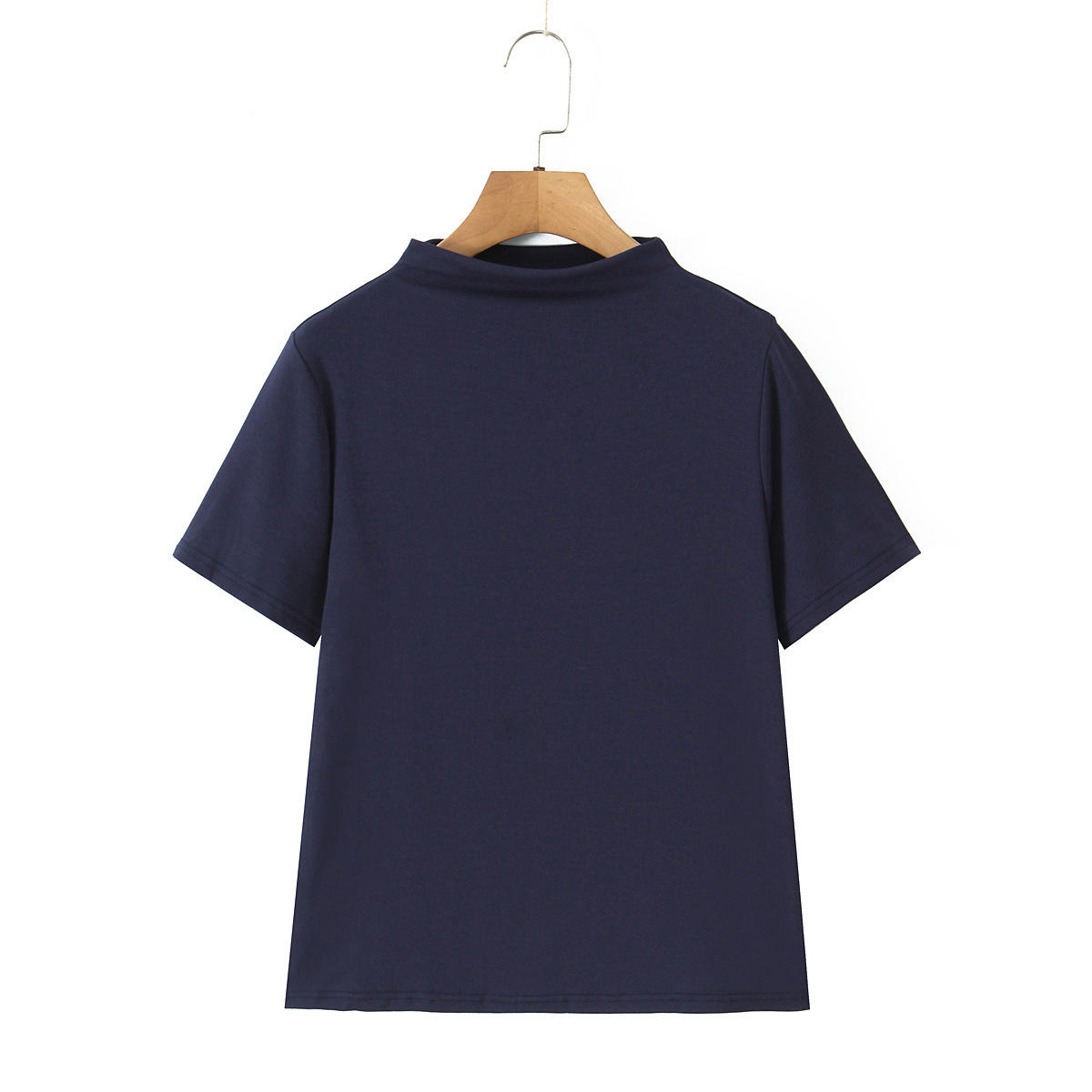 เสื้อยืดแขนสั้นสีกรมท่า