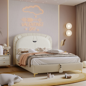 Luxus Mädchen Prinzessin Schlafzimmer möbel Holz Set Kinder Hochbett rahmen Voll metall betten Queen Size - Product Image 4