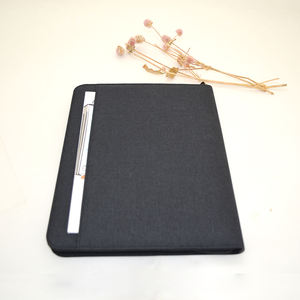 2024 nuevo estilo cartera de cuero con tarjeta de visita tableta organizador carpeta cartera negocios Padfolio - Product Image 4