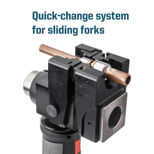 Outil de connexion de tuyaux de climatisation par compression hydraulique ZUPPER <span class=keywords><strong>PZ</strong></span>-4523, 45KN et batterie 18V, applications pour tuyaux - Product Image 3