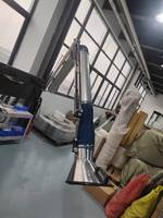 Nouveau bras d'extraction industriel mobile en acier inoxydable, exosquelette, pour aspiration externe de poussières et de fumées, avec une efficacité de 95%