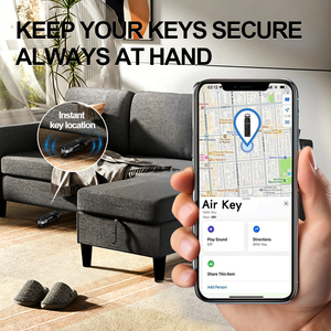 <span class=keywords><strong>Porte</strong></span>-clés personnalisé à vendre, <span class=keywords><strong>porte</strong></span>-clés Air Tag Tracker en fibre de carbone et alliage d'aluminium pour homme ou femme - Product Image 3