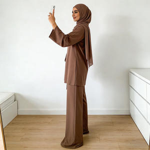 Traje de Baño Musulmán de Cuerpo Entero para Mujer, Burkini, Tela de Secado Rápido, Traje de Baño Modesto para Playa - Product Image 6