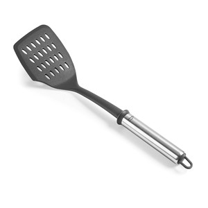 Spatola Forata con Manico in Acciaio Inossidabile per Cucinare e Servire - Product Image 1