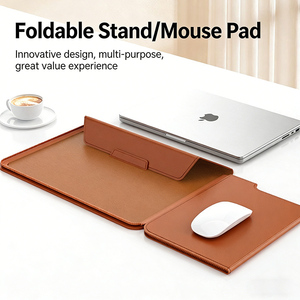 Housse d'<span class=keywords><strong>ordinateur</strong></span> portable unisexe légère et imperméable en PU pour femmes, <span class=keywords><strong>13</strong></span>/14 <span class=keywords><strong>pouces</strong></span>, support de protection, usage quotidien, école, bureau - Product Image 2
