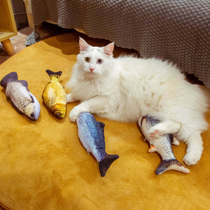 30CM Cat <strong>Toy</strong> <strong>Fish</strong> Electric Charging Simulation Dancing Jumping Moving <strong>Floppy</strong> <strong>Fish</strong> Cat <strong>Toy</strong> for Cats <strong>Toys</strong> Interactive Hotsale - Product Image 2
