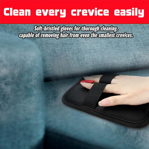 Gants électrostatiques réutilisables en velours respirant pour le nettoyage et le toilettage des animaux, double face, pour chats et chiens - Product Image 4