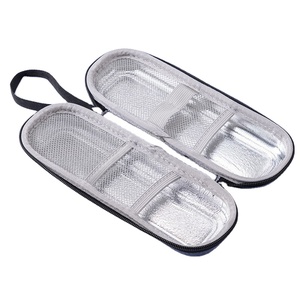 Portable EVA Travel <b>Case</b> Zipper Closure Simple Style Insulin Cooler Bag Ice Packs Temperature Control Medical Bag <b>for</b> Diabetics - Product Image 5