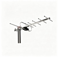 Outdoor High-Gain Yagi HDTV-Antenne UHF VHF Gerichtete Digitale Terrestrische TV-Antenne DVB-T2 Reichweite Wetterfester Mast Kunststoff