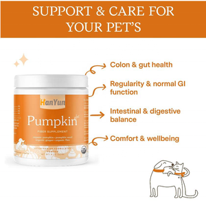 <span class=keywords><strong>Poudre</strong></span> de citrouille à <span class=keywords><strong>prix</strong></span> d'usine avec fibres de pomme pour chiens et chats : soutien immunitaire, digestion sensible, santé du côlon et du système digestif - Product Image 2