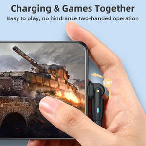 Cable de Datos Tipo-C/Micro de Carga Rápida con Conector en Ángulo de 180 Grados, 3A, Universal para Teléfonos <span class=keywords><strong>Android</strong></span>, Extensible, de Cobre Puro, USB3.0 - Product Image 5