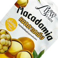 Op maat gemaakte OEM ODM staande pouch met ziplock voor gedroogde vruchten zoals banaan, pompoen, perzik, durian, mango chips. Herbruikbare Mylar zak.