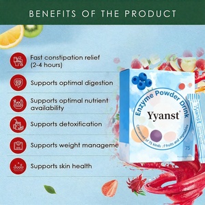 Enzyme digestive naturelle OEM ODM, extrait à base de plantes pour la santé digestive, boisson pour le contrôle du poids chez l'adulte, favorise la détoxification - Product Image 4