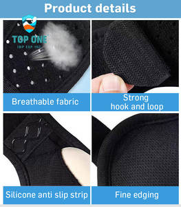 TopOne, dos almohadillas de compresión extraíbles, soporte inguinal, cinturón para hernia umbilical para hombres - Product Image 4