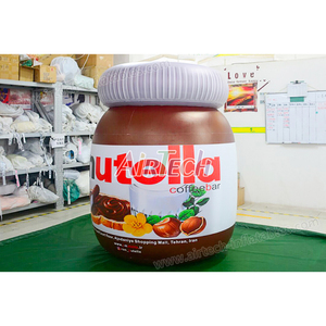 Gonflables publicitaires personnalisés en PVC Bouteille géante gonflable <span class=keywords><strong>Nutella</strong></span> Canette à vendre - Product Image 1