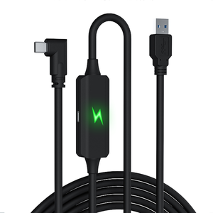 USB3.2 Gen 2 Nuevo modelo VR Link Cable Carga rápida con señal mejorada Independiente Tipo-C PD Nylon Jacket Play and Charge - Product Image 3