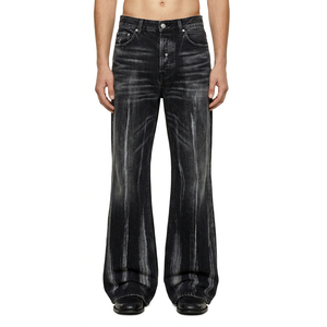 XUCHANG OEM, Logotipo Personalizado, Fabricante <span class=keywords><strong>de</strong></span> Alta Calidad, 100% Algodón, Ropa Urbana para Hombre, Jeans <span class=keywords><strong>de</strong></span> Mezclilla Lavados <span class=keywords><strong>de</strong></span> Diseñador - Product Image 1