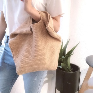 <span class=keywords><strong>Sac</strong></span> à main crocheté en forme de pot de fleurs, sacoche pour femmes, <span class=keywords><strong>sac</strong></span> doux et décontracté, <span class=keywords><strong>sac</strong></span> de fils de coton tricoté - Product Image 3