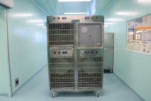 Veteriner kliniği kullanımı için veteriner tıbbi ekipman paslanmaz çelik katı desen dayanıklı köpek kafesi - Product Image 2