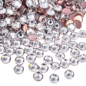 Strass en verre transparent de qualité supérieure Oleeya, effet AB, à coller, pour nœuds, t-shirts, robes, vêtements, sacs - Product Image 5