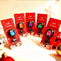 Diffuseur de parfum pour voiture de Noël à clipser sur grille d'aération, désodorisant en plastique pour l'intérieur de la voiture